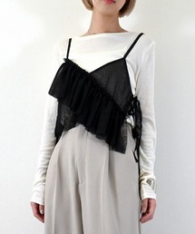 STYLEBLOCK | チュールアシメフリルビスチェ(シャツ/ブラウス)