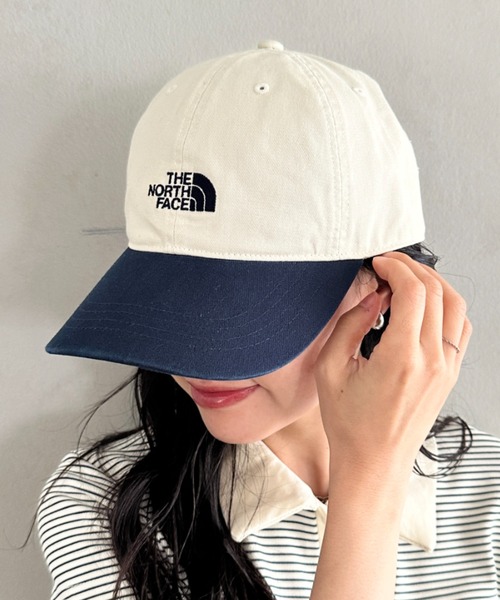 THE NORTH FACE(ザノースフェイス)の「国内未発売 THE NORTH FACE(ザ・ノースフェイス)/ワンポイント ロゴ刺繍 キャップ 帽子/LOGO BALL CAP(キャップ・レディース・ブラック/ピンク/ブルー/グレー/ライトグレー/ベージュ/ブラック系その他/アイボリー・FREE)」の2枚目の写真