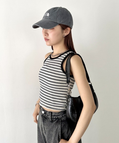 THE NORTH FACE(ザノースフェイス)の「国内未発売 THE NORTH FACE(ザ・ノースフェイス)/ワンポイント ロゴ刺繍 キャップ 帽子/LOGO BALL CAP(キャップ・レディース・ブラック/ピンク/ブルー/グレー/ライトグレー/ベージュ/ブラック系その他/アイボリー・FREE)」の16枚目の写真