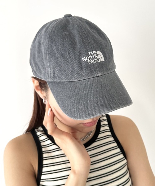 THE NORTH FACE(ザノースフェイス)の「国内未発売 THE NORTH FACE(ザ・ノースフェイス)/ワンポイント ロゴ刺繍 キャップ 帽子/LOGO BALL CAP(キャップ・レディース・ブラック/ピンク/ブルー/グレー/ライトグレー/ベージュ/ブラック系その他/アイボリー・FREE)」の10枚目の写真