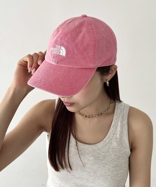 THE NORTH FACE(ザノースフェイス)の「国内未発売 THE NORTH FACE(ザ・ノースフェイス)/ワンポイント ロゴ刺繍 キャップ 帽子/LOGO BALL CAP(キャップ・レディース・ブラック/ピンク/ブルー/グレー/ライトグレー/ベージュ/ブラック系その他/アイボリー・FREE)」の20枚目の写真