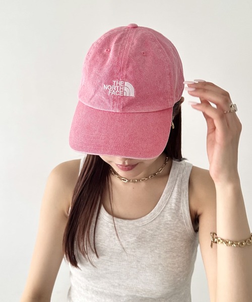 THE NORTH FACE(ザノースフェイス)の「国内未発売 THE NORTH FACE(ザ・ノースフェイス)/ワンポイント ロゴ刺繍 キャップ 帽子/LOGO BALL CAP(キャップ・レディース・ブラック/ピンク/ブルー/グレー/ライトグレー/ベージュ/ブラック系その他/アイボリー・FREE)」の22枚目の写真
