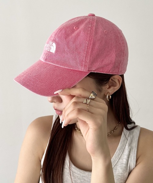 THE NORTH FACE(ザノースフェイス)の「国内未発売 THE NORTH FACE(ザ・ノースフェイス)/ワンポイント ロゴ刺繍 キャップ 帽子/LOGO BALL CAP(キャップ・レディース・ブラック/ピンク/ブルー/グレー/ライトグレー/ベージュ/ブラック系その他/アイボリー・FREE)」の18枚目の写真