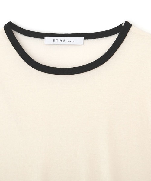 ガーターディテールリンガーTee（Tシャツ/カットソー）｜ETRE
