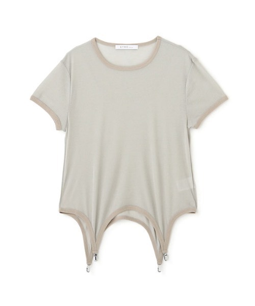 etretokyo ガーターディテールリンガーtee BROWN ETRÉ TOKYO | . New Arrival 3/27(木)19:00- #ETREガーター