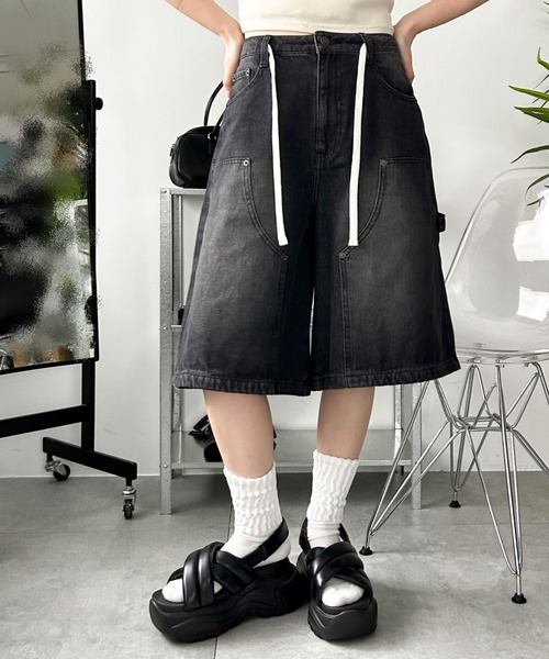 WEGO（ウィゴー）の「WEGO/パテッドクロス厚底サンダル（サンダル・レディース・ブラック/シルバー/オフホワイト・LARGE/MEDIUM）」の18枚目の写真