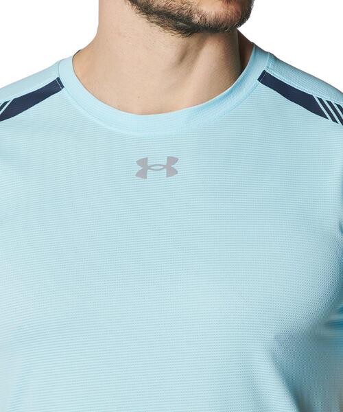 UNDER ARMOUR(アンダーアーマー)の「UAローンチ エリート ベント ショートスリーブ Tシャツ(ランニング/メンズ)(Tシャツ/カットソー・メンズ・ブルー系・M/XL/L/2XL/S)」の4枚目の写真