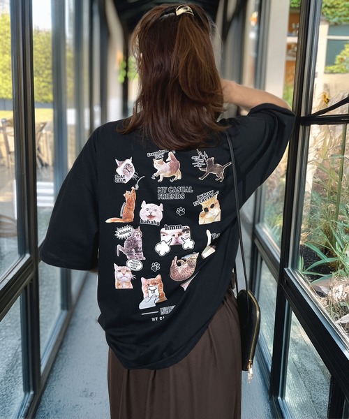 セール】キャット 猫 ネコ ヌコ レトロ ストリート ワイド