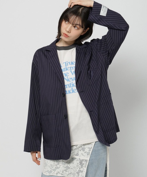 niko and...(ニコアンド)の「【WILLIAM B.ELIOTT】ノースリーブラグランプルオーバー(Tシャツ/カットソー・レディース・オフホワイト/ブラウン・MEDIUM/LARGE)」の8枚目の写真