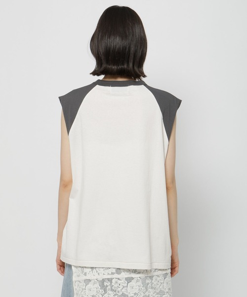 niko and...(ニコアンド)の「【WILLIAM B.ELIOTT】ノースリーブラグランプルオーバー(Tシャツ/カットソー・レディース・オフホワイト/ブラウン・MEDIUM/LARGE)」の16枚目の写真