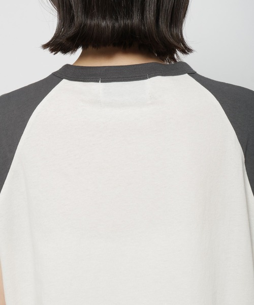 niko and...(ニコアンド)の「【WILLIAM B.ELIOTT】ノースリーブラグランプルオーバー(Tシャツ/カットソー・レディース・オフホワイト/ブラウン・MEDIUM/LARGE)」の18枚目の写真