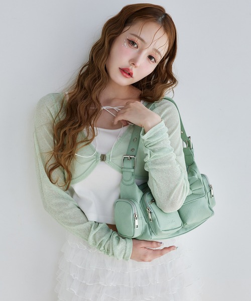 one after another NICE CLAUP（ワンアフターアナザーナイスクラップ）の「【moon light marine collection】バックリボンボレロセット（アンサンブル・レディース・サックスブルー/ミント/ラベンダー・FREE）」の22枚目の写真