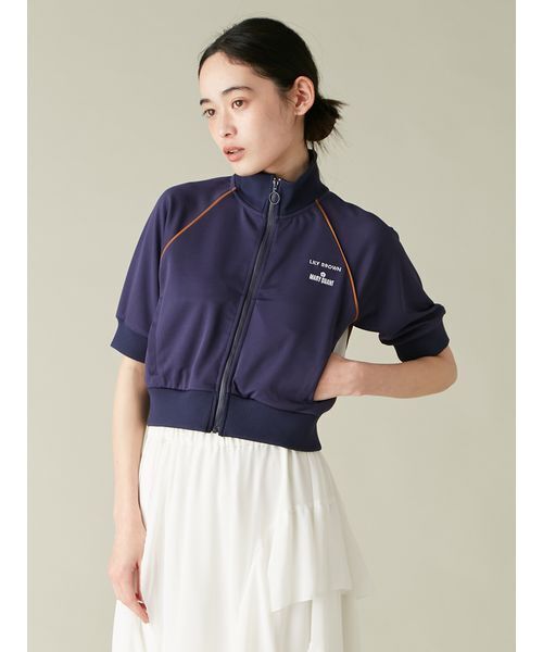 LILY BROWN×MARY QUANT】ハーフスリーブトラックジャケット