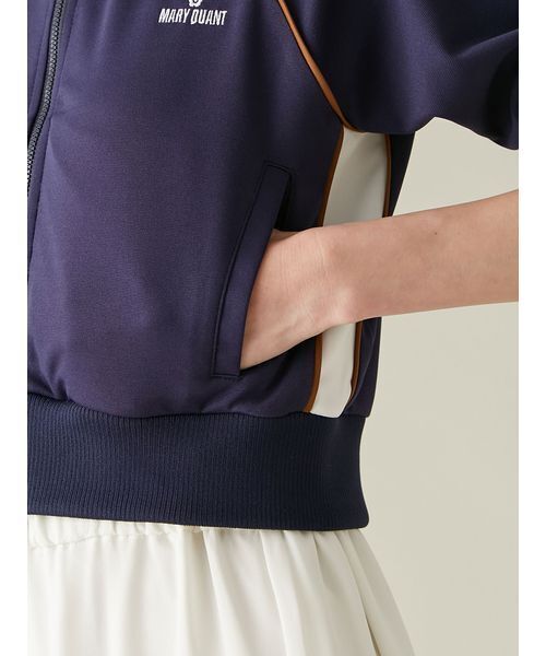 【LILYBROWN×MARYQUANT】ハーフスリーブトラックジャケット LILY BROWN×MARY QUANT】ハーフスリーブトラックジャケット