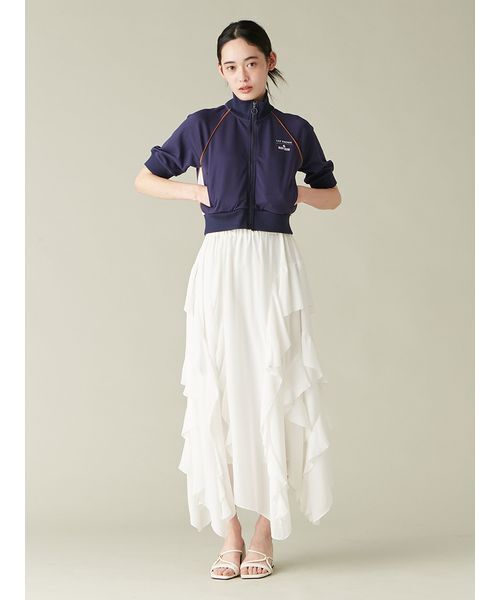 LILY BROWN×MARY QUANTハーフスリーブトラックジャケット LILY BROWN×MARY QUANT】ハーフスリーブトラックジャケット