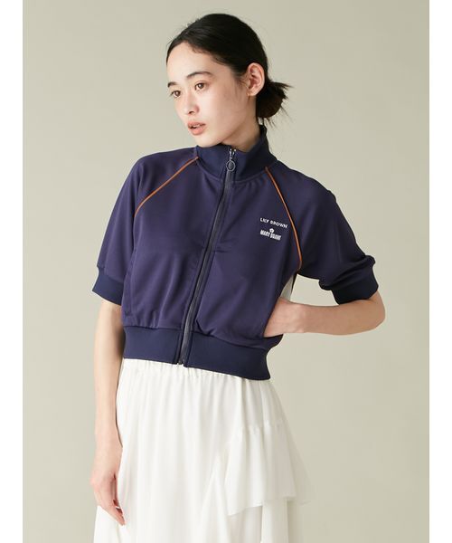 LILY BROWN（リリーブラウン）の「【LILY BROWN×MARY QUANT】ハーフスリーブトラックジャケット（その他アウター・レディース・ホワイト/レッド/ネイビー・FREE）」の21枚目の写真