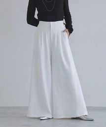 ECLAM（クラム）の「タックデザインワイドパンツ（その他パンツ）」