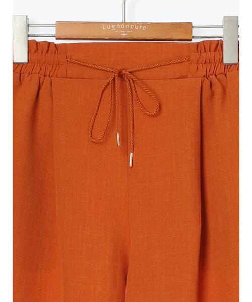 Lugnoncure（ルノンキュール）の「麻調ストレートパンツ《2025summer catalog item》（その他パンツ・レディース・ベージュ/ブラック/オレンジ・F）」の16枚目の写真