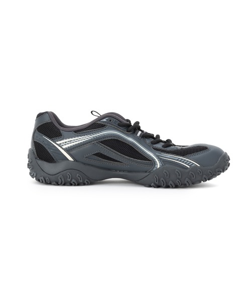 FILA(フィラ)の「FILA ECHAPPE MS(フィラ エシャッペ MS)(スニーカー・レディース・ブラック/グレー・25cm/24cm/23.5cm/24.5cm/23cm/25.5cm/26cm/26.5cm/27cm/27.5cm/28cm/29cm)」の4枚目の写真