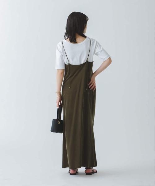 Noble(ノーブル)の「《追加》スビンコットンソフトスクエアーネックTシャツ 2(Tシャツ/カットソー・レディース・ブルー/ブラウン/ブラック/ホワイト・FREE)」の20枚目の写真