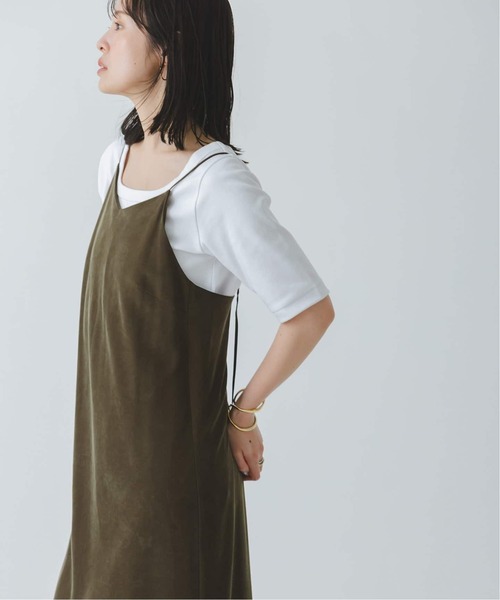 Noble(ノーブル)の「《追加》スビンコットンソフトスクエアーネックTシャツ 2(Tシャツ/カットソー・レディース・ブルー/ブラウン/ブラック/ホワイト・FREE)」の18枚目の写真