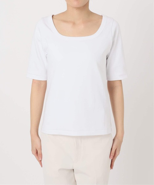 tシャツ 「追加」スビンコットンソフトスクエアーネックTシャツ 2 レディース 追加》スビンコットンソフトスクエアーネックTシャツ 2（Tシャツ