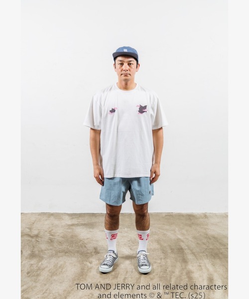 JUNKSOUL(ジャンクソウル)の「JUNK SOUL/TOM&JERRY(トム&ジェリー) スカ風 Tシャツ (M4)(Tシャツ/カットソー・メンズ・ホワイト/チャコールグレー・MEDIUM/X-LARGE/LARGE)」の12枚目の写真