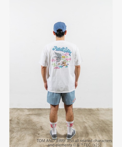JUNKSOUL(ジャンクソウル)の「JUNK SOUL/TOM&JERRY(トム&ジェリー) スカ風 Tシャツ (M4)(Tシャツ/カットソー・メンズ・ホワイト/チャコールグレー・MEDIUM/X-LARGE/LARGE)」の14枚目の写真