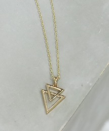 ginger and sprout（ジンジャーアンドスプラウト）の「Wトライアングルネックレス（ネックレス）」