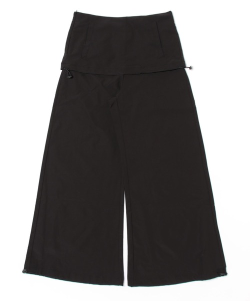 SUWDEE(スーディー)の「docking skirt wide pants(その他パンツ・レディース・ホワイト/ブラック・S/M)」の15枚目の写真