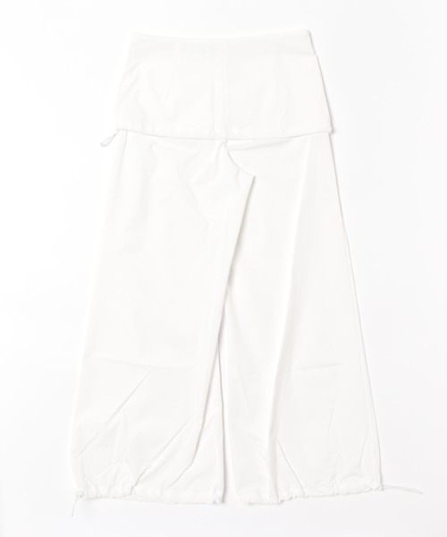 SUWDEE(スーディー)の「docking skirt wide pants(その他パンツ・レディース・ホワイト/ブラック・S/M)」の17枚目の写真