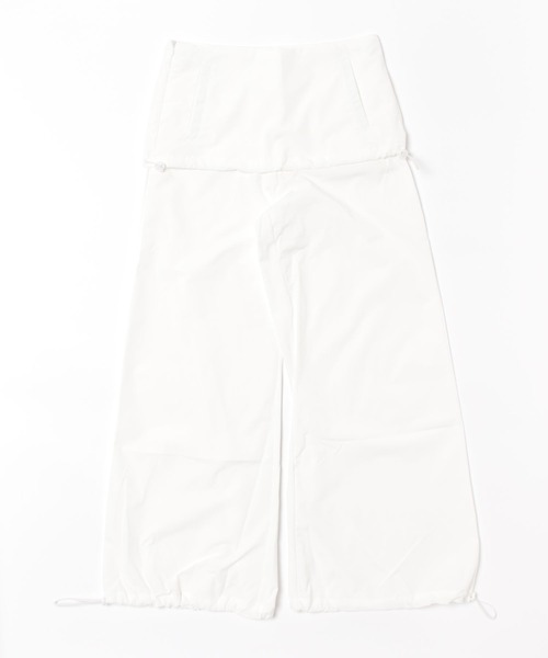 SUWDEE(スーディー)の「docking skirt wide pants(その他パンツ・レディース・ホワイト/ブラック・S/M)」の16枚目の写真