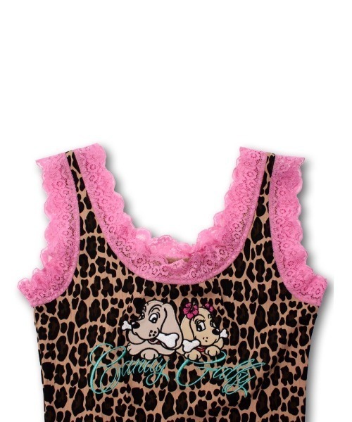 GALFY（ガルフィー）の「【GALFY】ラブラブエロ豹タンク（タンクトップ・レディース・ホワイト/ブラウン/ピンク・S）」の22枚目の写真