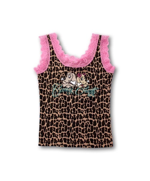 GALFY（ガルフィー）の「【GALFY】ラブラブエロ豹タンク（タンクトップ・レディース・ホワイト/ブラウン/ピンク・S）」の20枚目の写真