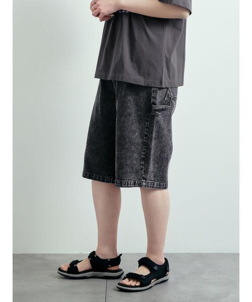 SM2（エスエムツー）の「デニム/ツイルペインターハーフパンツ（その他パンツ・レディース・ブルー/ブラック/ベージュ/ブラウン・S/M）」の7枚目の写真