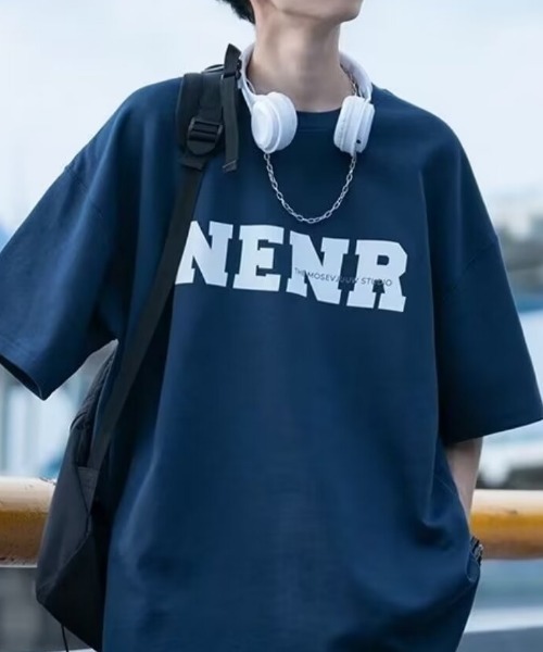 MGV(エムジーヴィー)の「シンプルプリントカットソー(Tシャツ/カットソー・メンズ・ブラック/ネイビー/ホワイト・MEDIUM/LARGE/X-LARGE)」の3枚目の写真