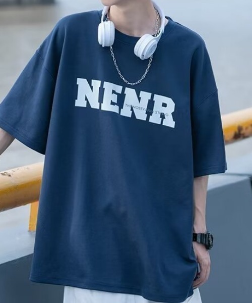 MGV(エムジーヴィー)の「シンプルプリントカットソー(Tシャツ/カットソー・メンズ・ブラック/ネイビー/ホワイト・MEDIUM/LARGE/X-LARGE)」の5枚目の写真