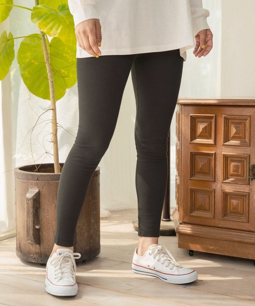 anap mimpi（アナップミンピ）の「ハイウエストベーシックリブレギンス（その他パンツ・レディース・グレー/ブラック・FREE）」の20枚目の写真