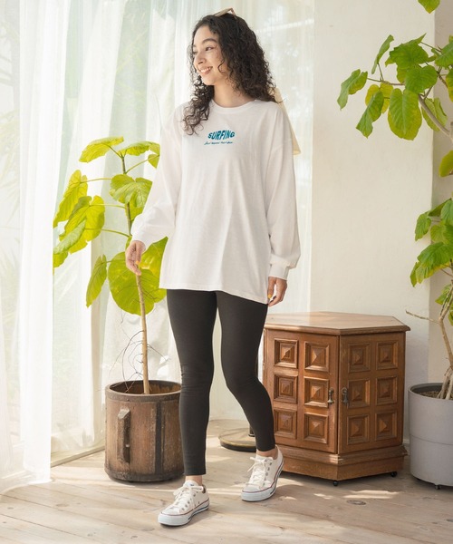 anap mimpi（アナップミンピ）の「ハイウエストベーシックリブレギンス（その他パンツ・レディース・グレー/ブラック・FREE）」の16枚目の写真