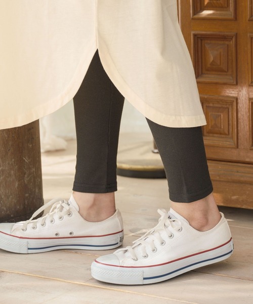 anap mimpi（アナップミンピ）の「ハイウエストベーシックリブレギンス（その他パンツ・レディース・グレー/ブラック・FREE）」の14枚目の写真