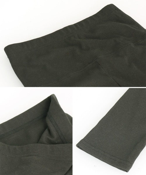 anap mimpi（アナップミンピ）の「ハイウエストベーシックリブレギンス（その他パンツ・レディース・グレー/ブラック・FREE）」の5枚目の写真