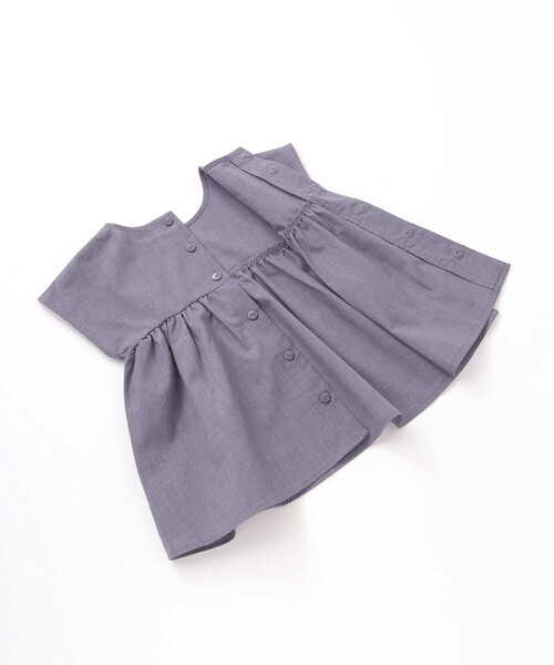 Tartine et Chocolat(タルティーヌエショコラ)の「リボン半袖切替ブラウス+ハーフパンツ セットアップ(90~140cm)(セットアップ・キッズ・ネイビー・130cm/120cm/90cm/100cm/110cm/140cm)」の15枚目の写真