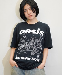 THRIFTY LOOK / スリフティールック THRIFTY "OASIS" TEE オアシス バンドTシャツ バンT ユーズド加工