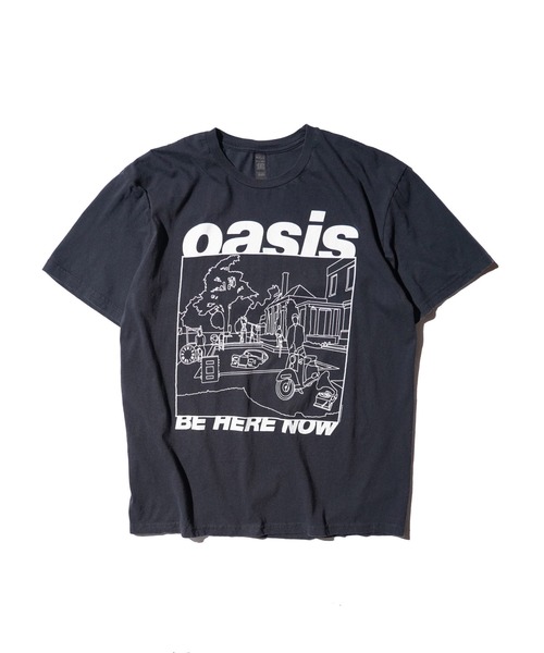 THRIFTY LOOK(スリフティールック)の「THRIFTY LOOK / スリフティールック THRIFTY "OASIS" TEE オアシス バンドTシャツ バンT ユーズド加工(Tシャツ/カットソー・メンズ・ブラック/ネイビー/ブラック系2・LARGE/X-LARGE/MEDIUM)」の4枚目の写真