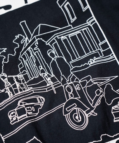 THRIFTY LOOK(スリフティールック)の「THRIFTY LOOK / スリフティールック THRIFTY "OASIS" TEE オアシス バンドTシャツ バンT ユーズド加工(Tシャツ/カットソー・メンズ・ブラック/ネイビー/ブラック系2・LARGE/X-LARGE/MEDIUM)」の7枚目の写真