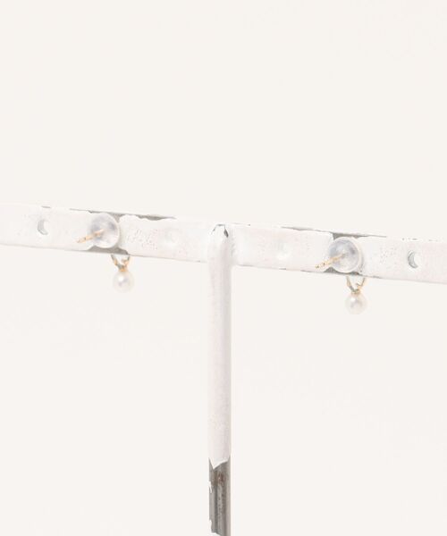 sowi(ソーイ)の「K10 天然石&パールピアス(ピアス(両耳用)・レディース・ライトブルー/イエロー・フリ-)」の13枚目の写真