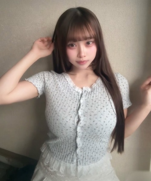 JilLA(ジルア)の「Floral Frill Cardigan / 花柄フリルカーディガン 小花柄(カーディガン/ボレロ・レディース・ホワイト/ピンク/ブルー・FREE)」の20枚目の写真
