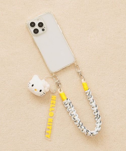HELLO KITTY】トイキー付きハンドルストラップ 319780（スマホグッズ