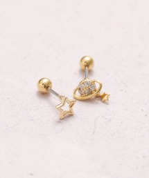 LINFA　（リンファ）の「【アレルギー対応】サージカルステンレス　コスモピアス（ピアス（両耳用））」