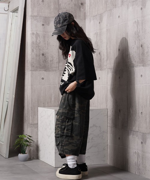 #MEMORY(メモリー)の「【MEMORY】ミラノリブ ボーンハート オーバーサイズ 半袖 ニット / Milan Rib Bone Heart Oversized Short Sleeve Knit(ニット/セーター・メンズ・アイボリー/ブラック・FREE)」の16枚目の写真
